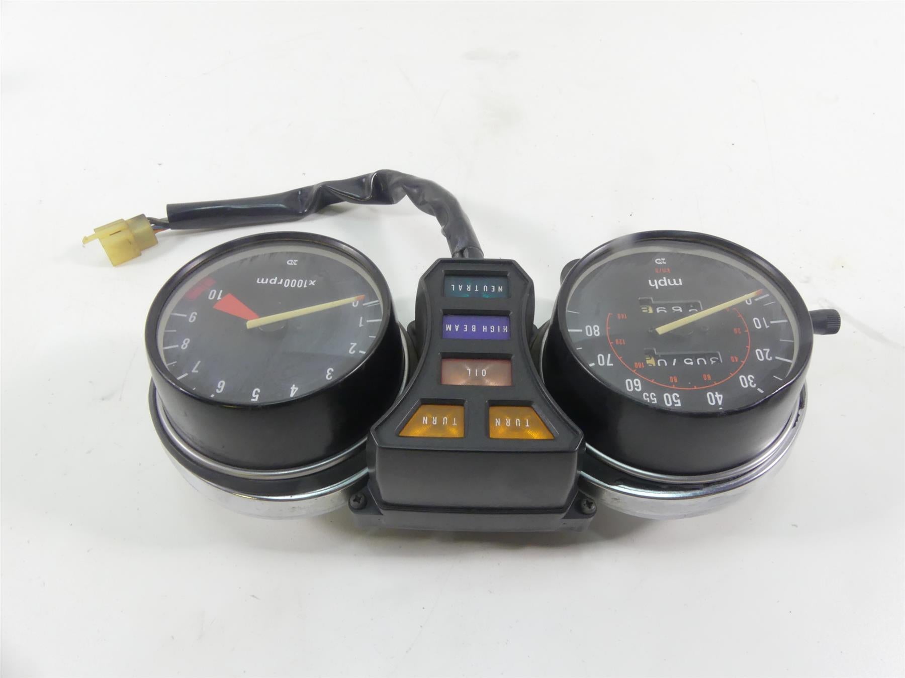 1980 Honda CB750C Custom Speedometer 30K Gauges Tachometer 37200-MA5-671 {{ shop.shopifyCountryName }} - Mototech271