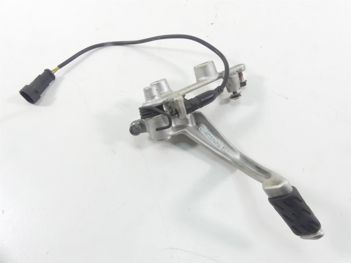 2008 Ducati 1098 S Rear Brake Pedal Lever & Mount 45720421A 82939421A {{ shop.shopifyCountryName }} - Mototech271