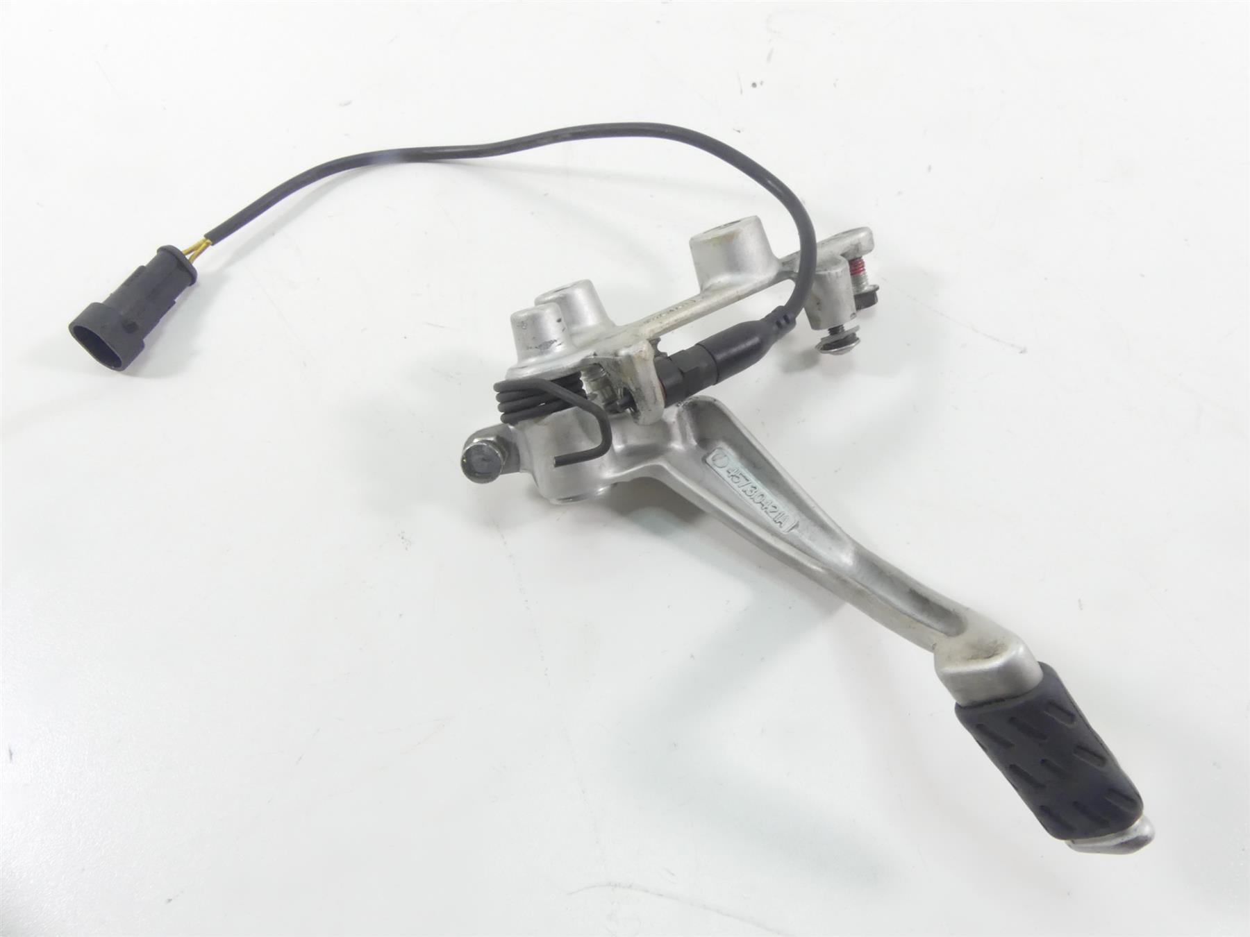2008 Ducati 1098 S Rear Brake Pedal Lever & Mount 45720421A 82939421A {{ shop.shopifyCountryName }} - Mototech271