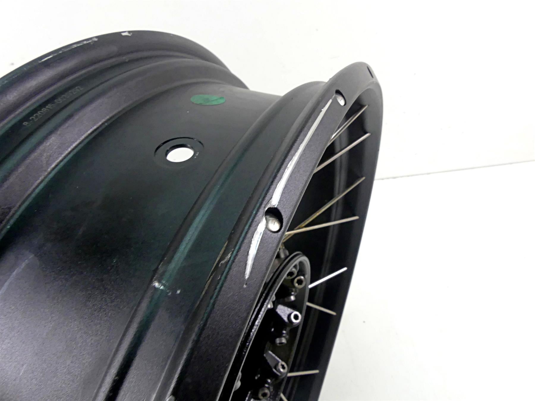 2016 BMW R1200GS Adv K51 Rear Wheel Rim Spoke Black 17x4.5 -Read 36318526651 {{ shop.shopifyCountryName }} - Mototech271