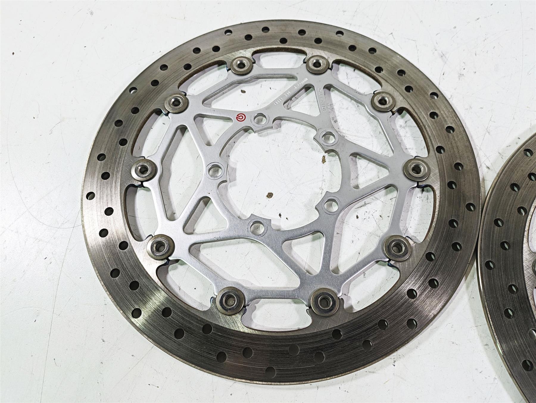 2023 Triumph Street Triple 765 RS Brembo Front Brake Rotor Disc Set 2k T2022080 {{ shop.shopifyCountryName }} - Mototech271