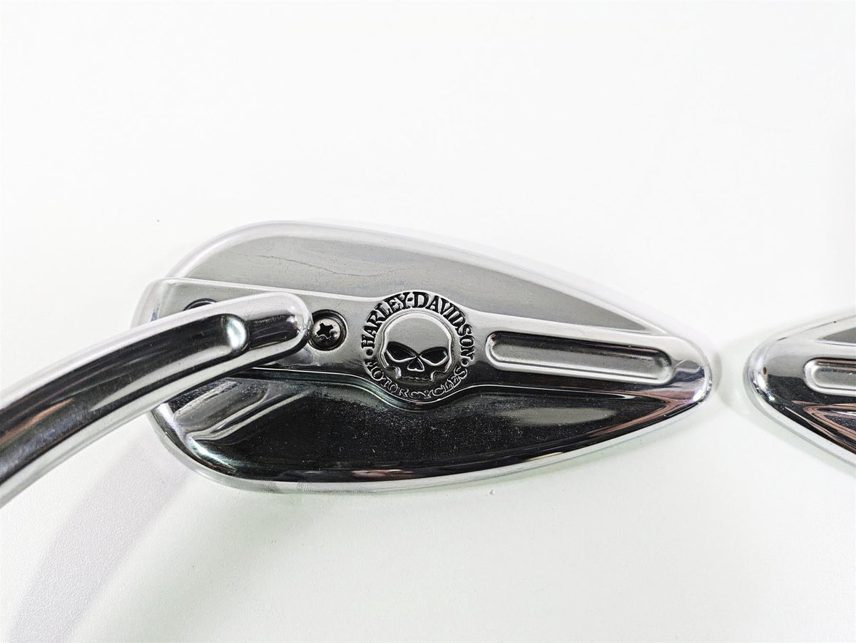 2005 Harley Touring FLHRI Road King Willie G Teardrop Chrome Mirror 56000394 {{ shop.shopifyCountryName }} - Mototech271