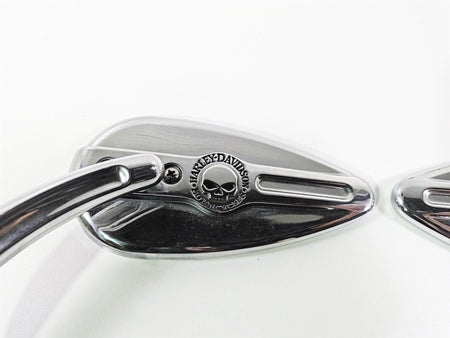 2005 Harley Touring FLHRI Road King Willie G Teardrop Chrome Mirror 56000394 {{ shop.shopifyCountryName }} - Mototech271