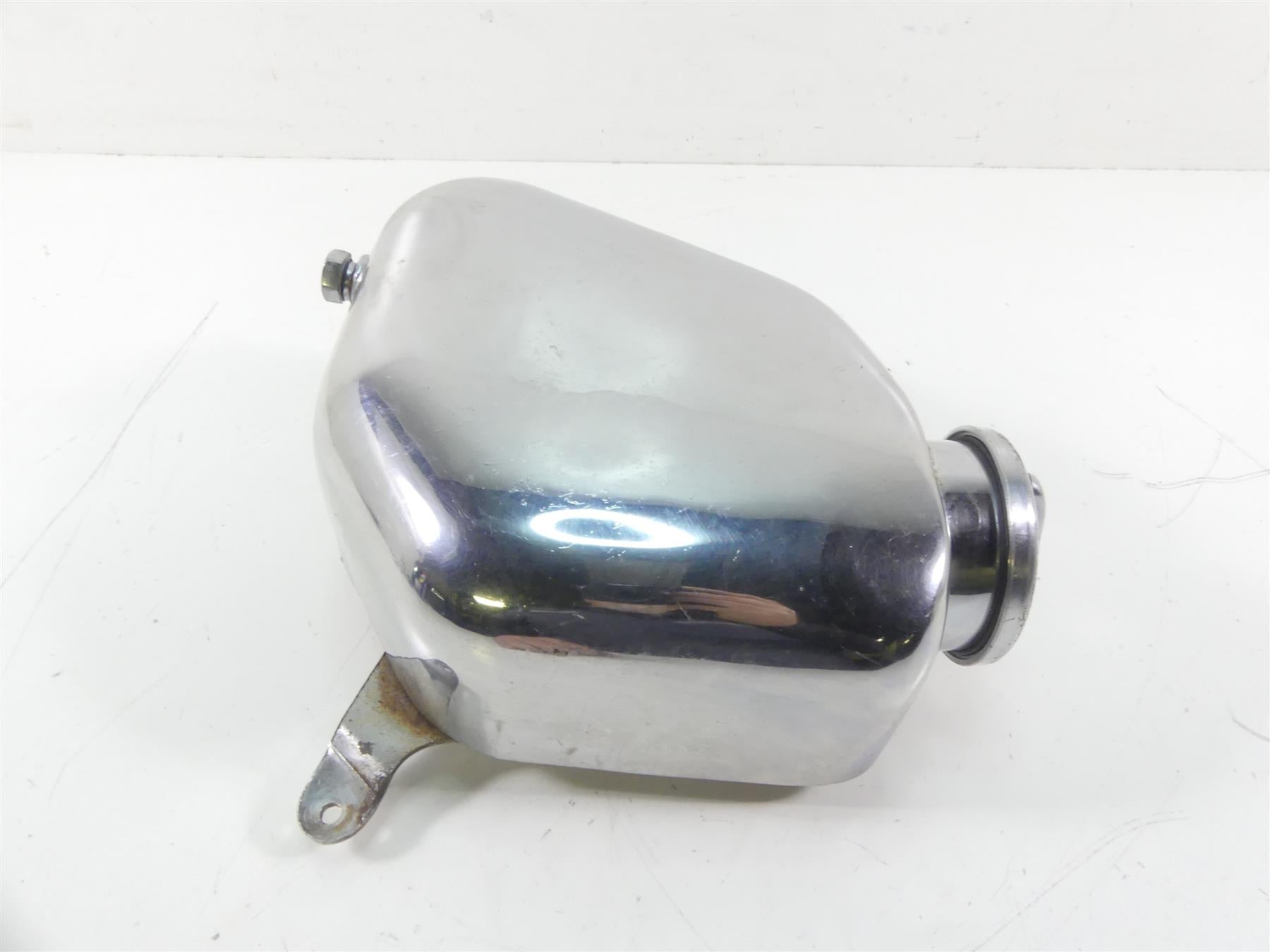 1978 Harley XLH1000 Sportster Ironhead Chrome Oil Tank Reservoir 62505-87 {{ shop.shopifyCountryName }} - Mototech271