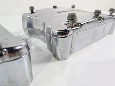 2012 Harley Softail FLSTF Fat Boy Chrome Rocker Box & Valve Cover Set 17543-99A {{ shop.shopifyCountryName }} - Mototech271
