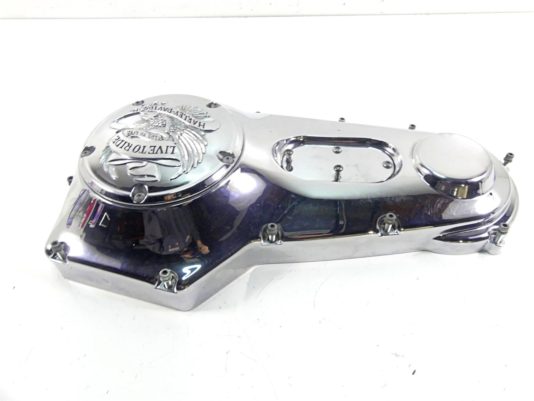 2002 Harley FLSTCI Softail Heritage Outer Primary Drive Clutch Cover 60506-99 {{ shop.shopifyCountryName }} - Mototech271