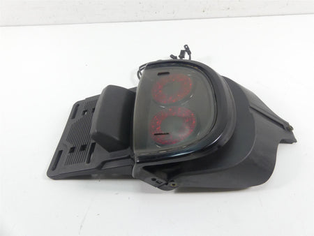 2014 Harley FXDF Dyna Fat Bob Rear Taillight Tail Light & Plate Holder 67900173 {{ shop.shopifyCountryName }} - Mototech271
