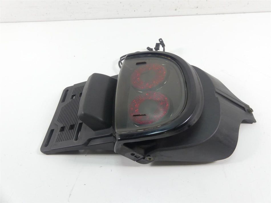 2014 Harley FXDF Dyna Fat Bob Rear Taillight Tail Light & Plate Holder 67900173 {{ shop.shopifyCountryName }} - Mototech271