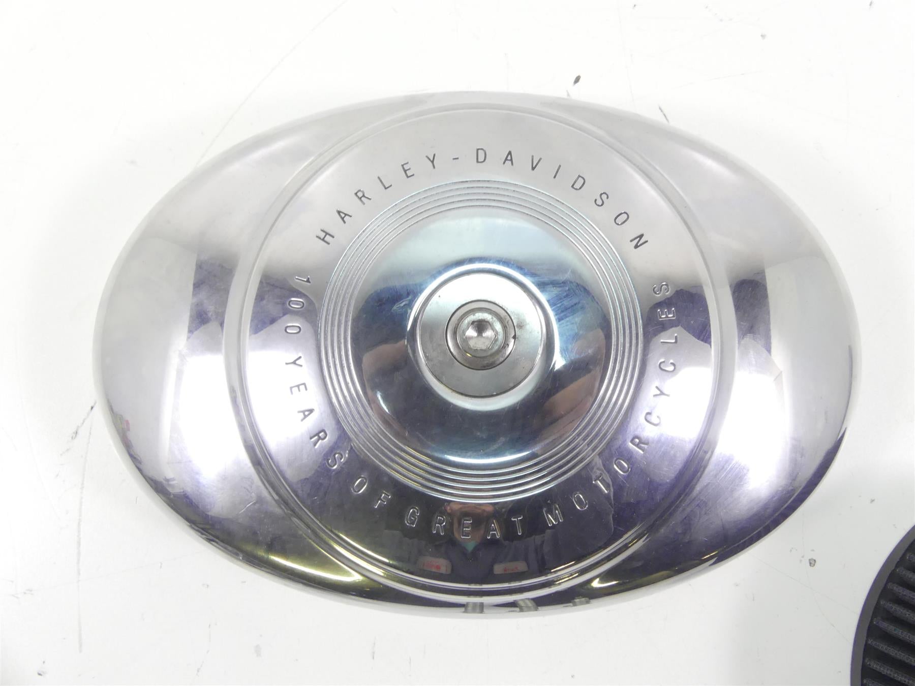 2003 Harley Dyna 100TH FXDL Low Rider Air Breather Cleaner Filter Set 29809-03 {{ shop.shopifyCountryName }} - Mototech271