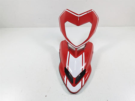 2011 Ducati Hypermotard 1100 Evo SP Front Red Headlight Cover Fairing 48110451A {{ shop.shopifyCountryName }} - Mototech271
