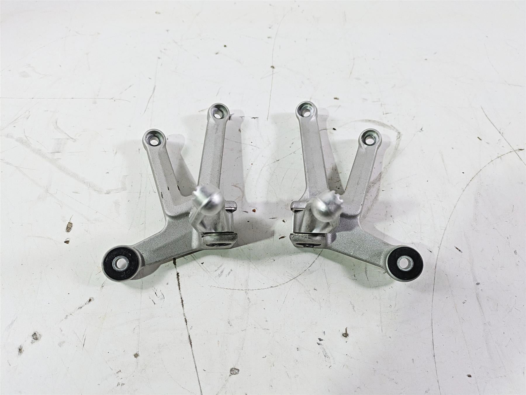 2008 Aprilia RSVR 1000 Factory Rear Passenger Foot Peg Set AP8154071 AP8154072 | Mototech271