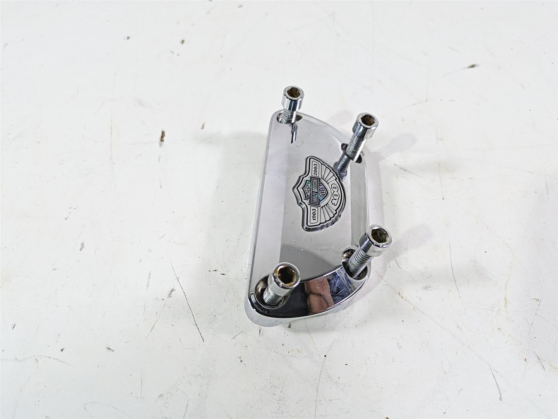 2003 Harley Dyna FXDL Low Rider 100TH Upper Handlebar Riser Clamp 56000-03 {{ shop.shopifyCountryName }} - Mototech271