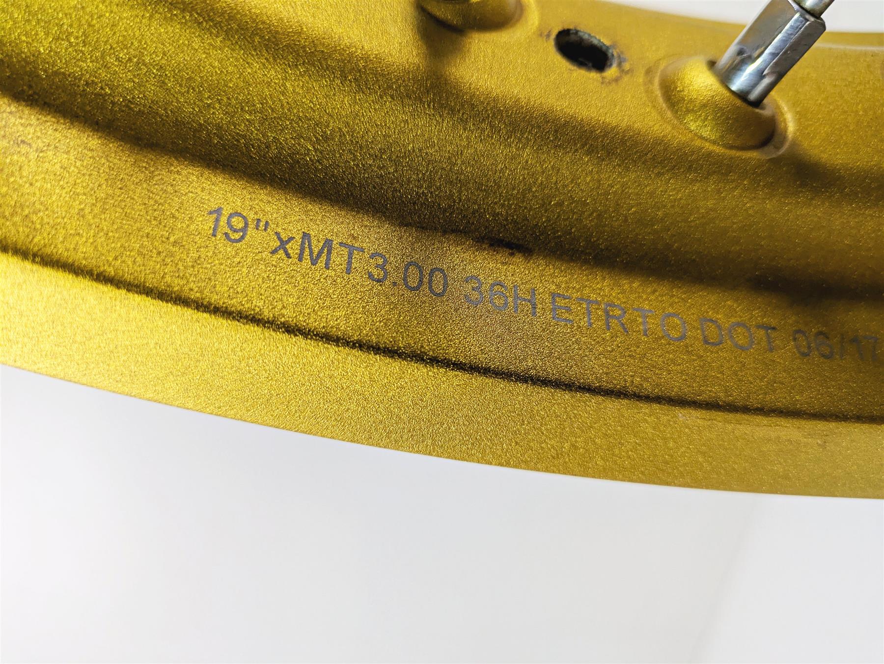 2018 Ducati Scrambler Desert Sled 800 19x3 Front Wheel Rim - Read 50122481AA {{ shop.shopifyCountryName }} - Mototech271