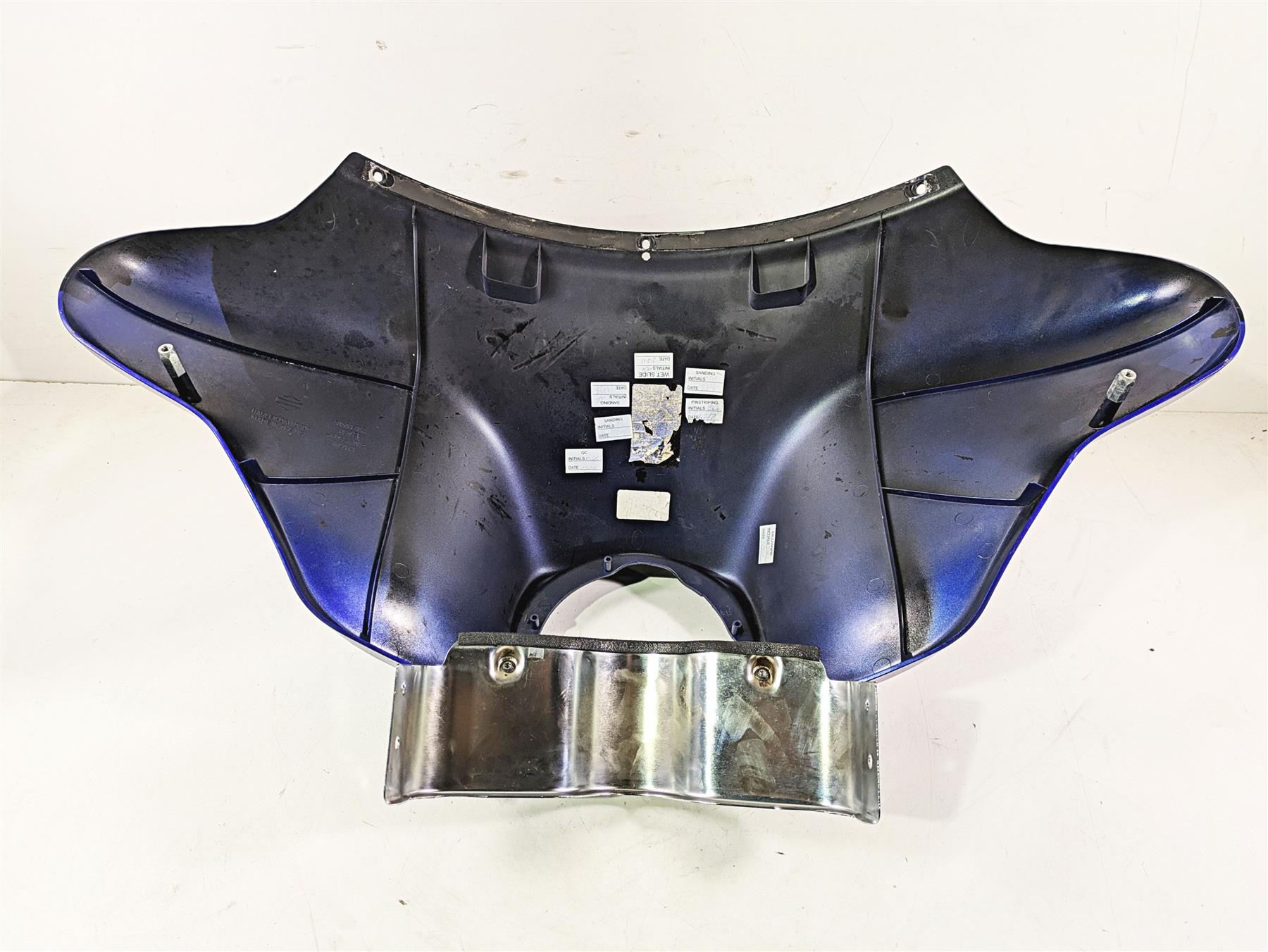 2011 Harley Touring FLHTCUSE CVO E-Glide Front Outer Fairing Blue 58503-05A {{ shop.shopifyCountryName }} - Mototech271