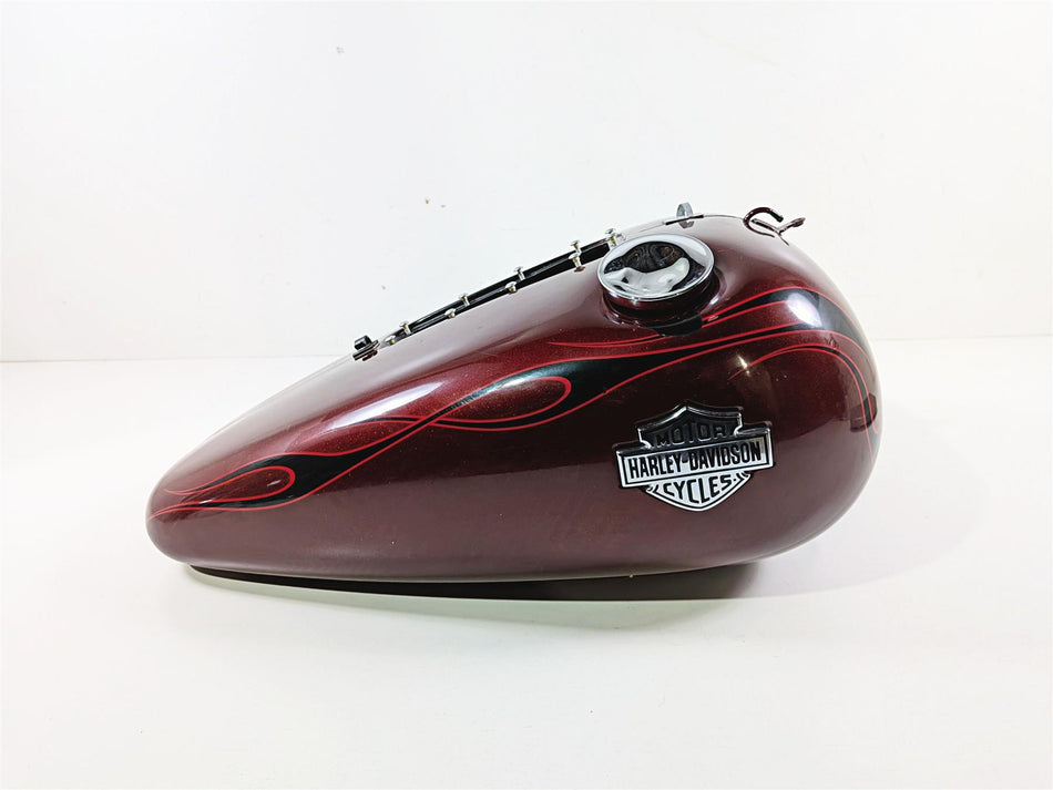 2009 Harley FXCWC Softail Rocker Fuel Gas Petrol Tank Crimson Red -Dent 62105-08 {{ shop.shopifyCountryName }} - Mototech271