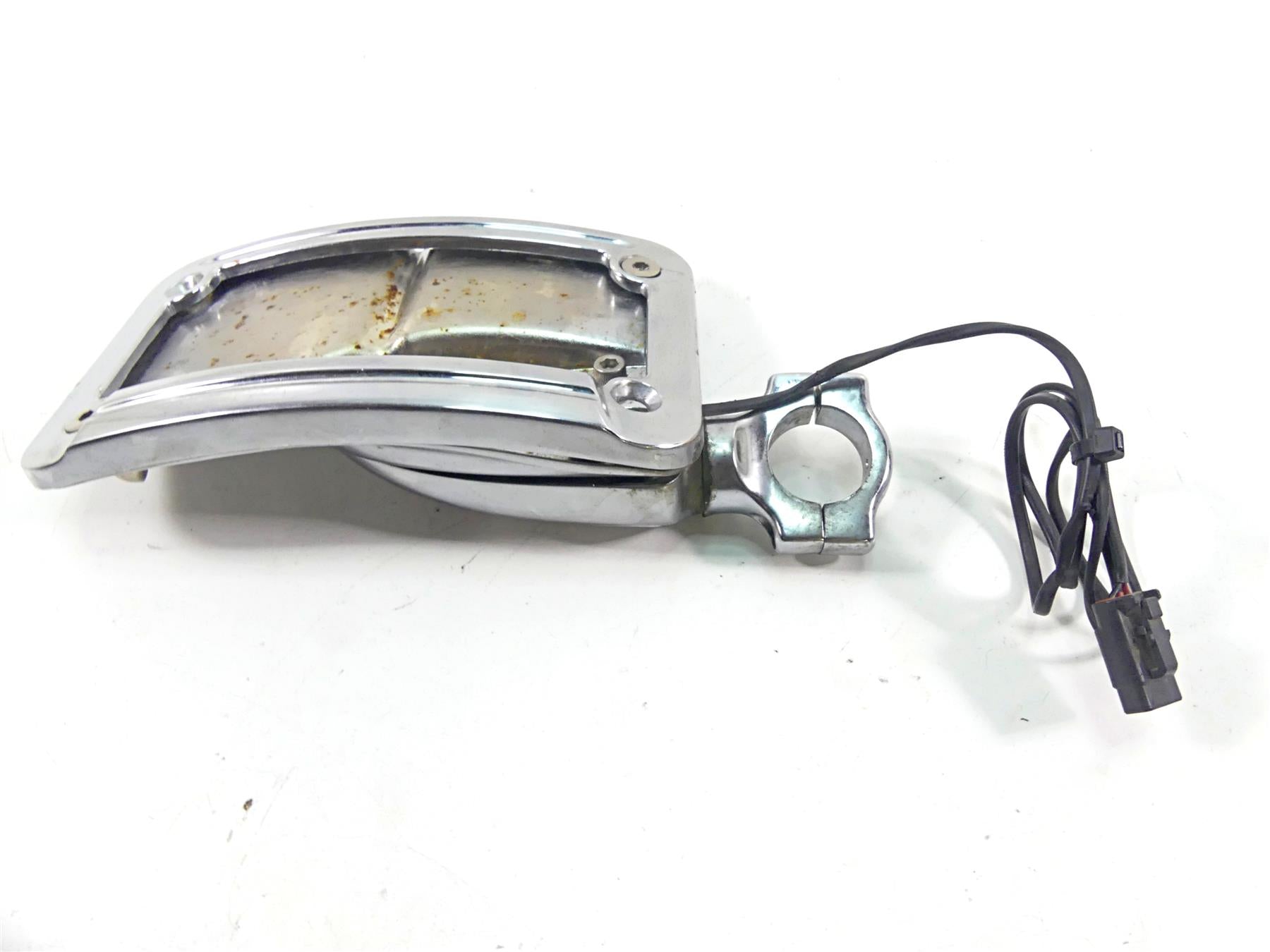 2011 Harley Softail FXS Blackline Curved Rear Side License Plate Holder - Read {{ shop.shopifyCountryName }} - Mototech271