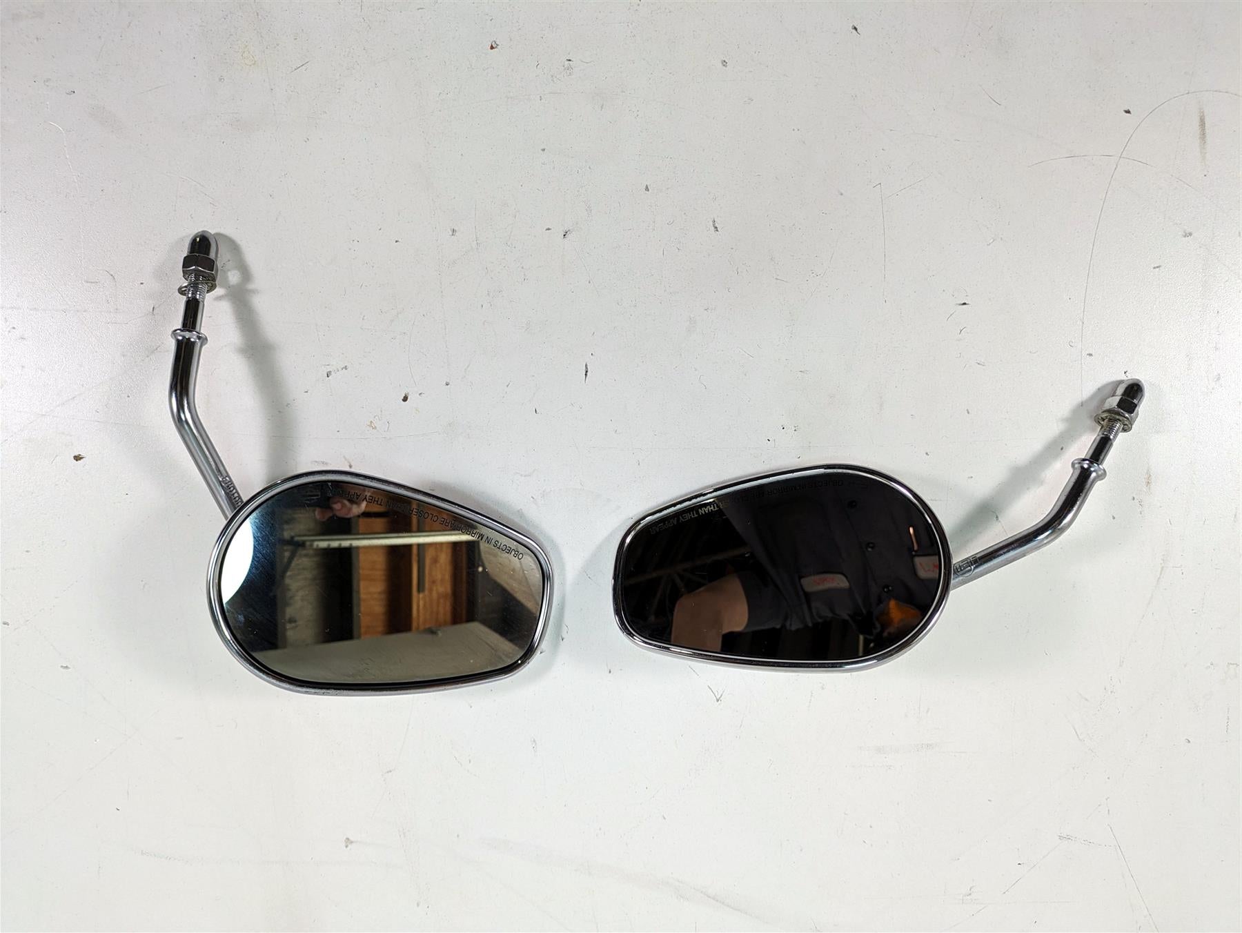 2006 Harley Touring FLHTCUI Electra Glide Chrome Mirror Set 91840-03 91845-03 {{ shop.shopifyCountryName }} - Mototech271