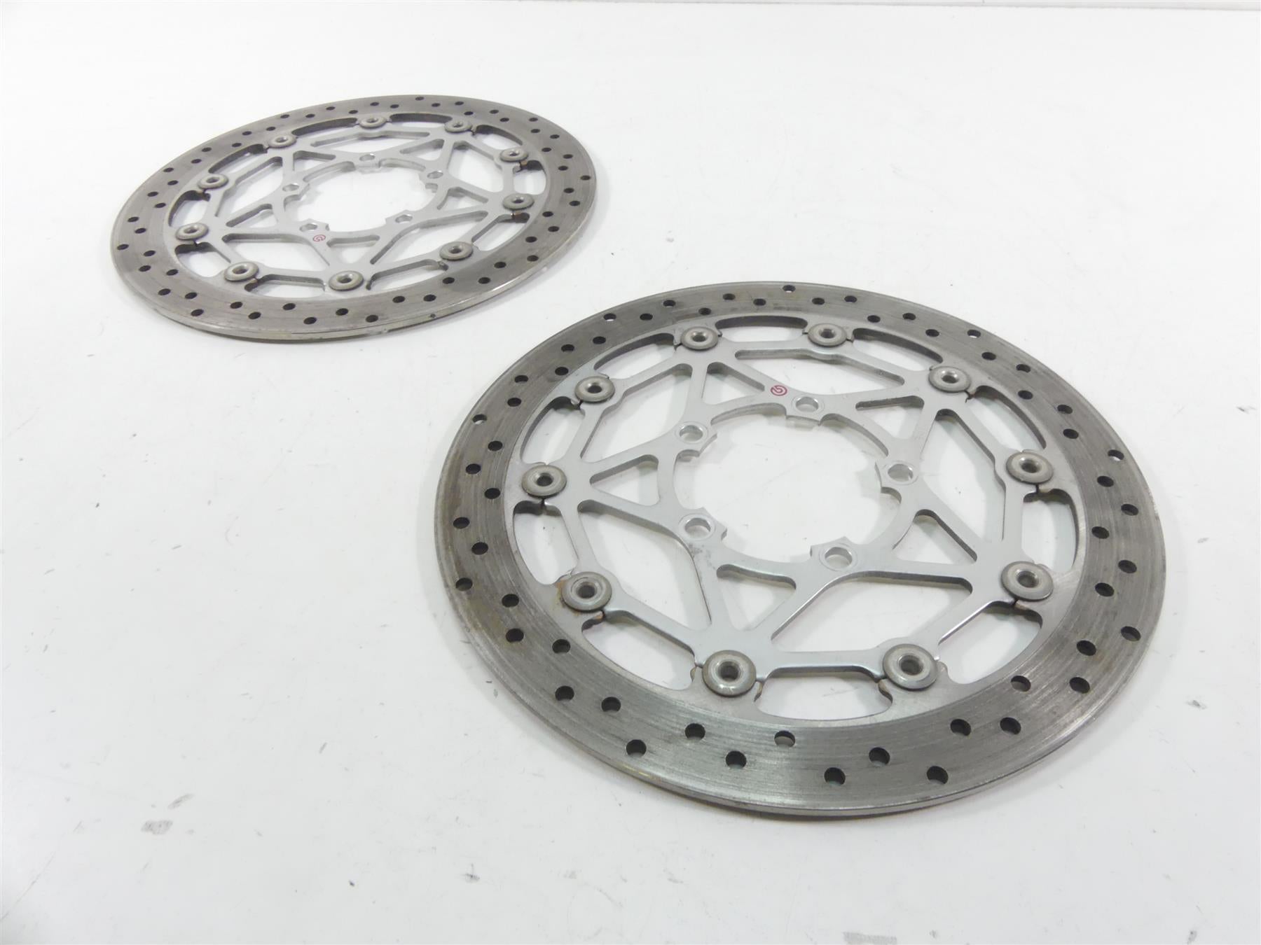 2018 Triumph Street Triple 765RS Front Brembo Brake Rotor Disc Set 3K T2022080 {{ shop.shopifyCountryName }} - Mototech271