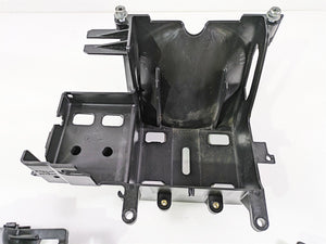2010 Harley Touring FLHX Street Glide Battery Tray & Electric Holders 66281-09B | Mototech271