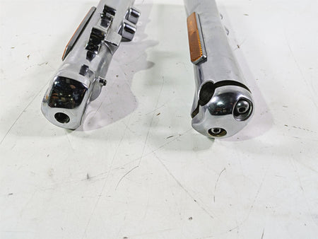 2003 Harley Softail FXSTDI Deuce 100th Front Fork Lower Chrome Leg Set 46068-00 {{ shop.shopifyCountryName }} - Mototech271