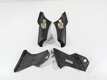 2008 Aprilia RSVR 1000 Factory Upper Fairing Carbon Infill Cover Set 8178754 {{ shop.shopifyCountryName }} - Mototech271