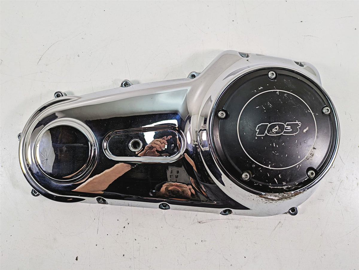 2015 Harley FXDL Dyna Low Rider Outer Primary Drive Clutch Cover Mid 60761-06 {{ shop.shopifyCountryName }} - Mototech271
