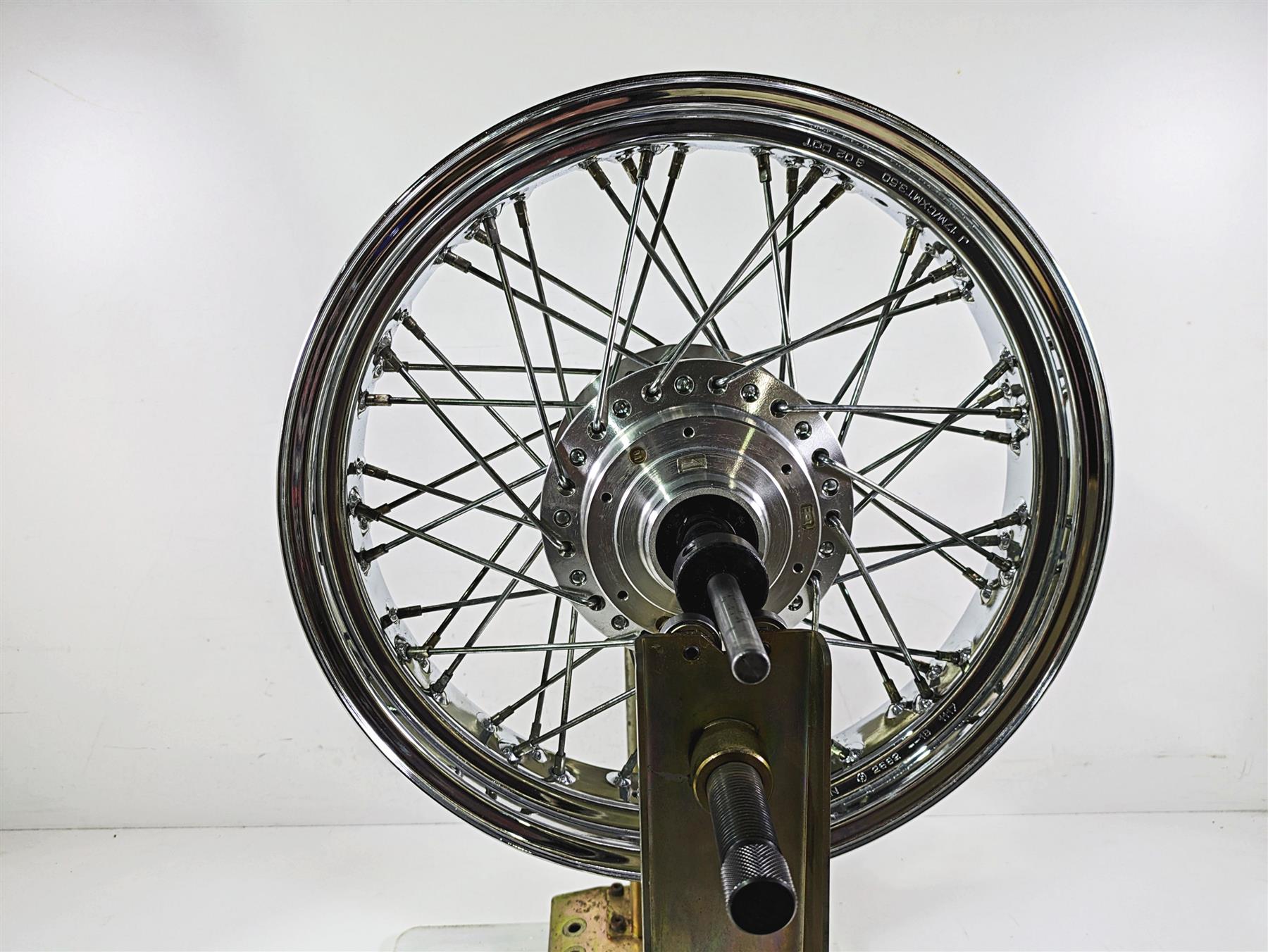2002 Honda VTX1800 Retro Straight 17x3.5 Spoke Front Wheel Rim 44650-MCV-A11 {{ shop.shopifyCountryName }} - Mototech271