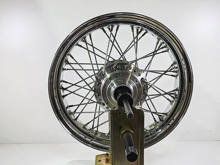 2002 Honda VTX1800 Retro Straight 17x3.5 Spoke Front Wheel Rim 44650-MCV-A11 {{ shop.shopifyCountryName }} - Mototech271