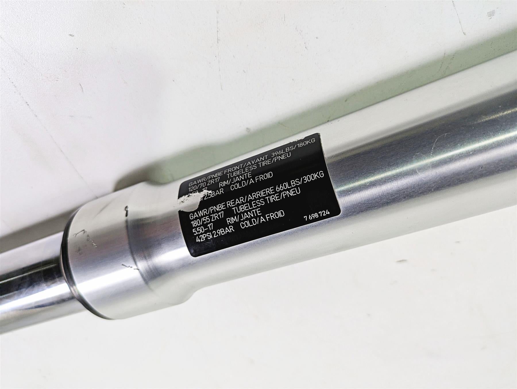 2012 BMW R1200R K27 Marzocchi Straight Left Front Fork Leg X144 31427729226 {{ shop.shopifyCountryName }} - Mototech271