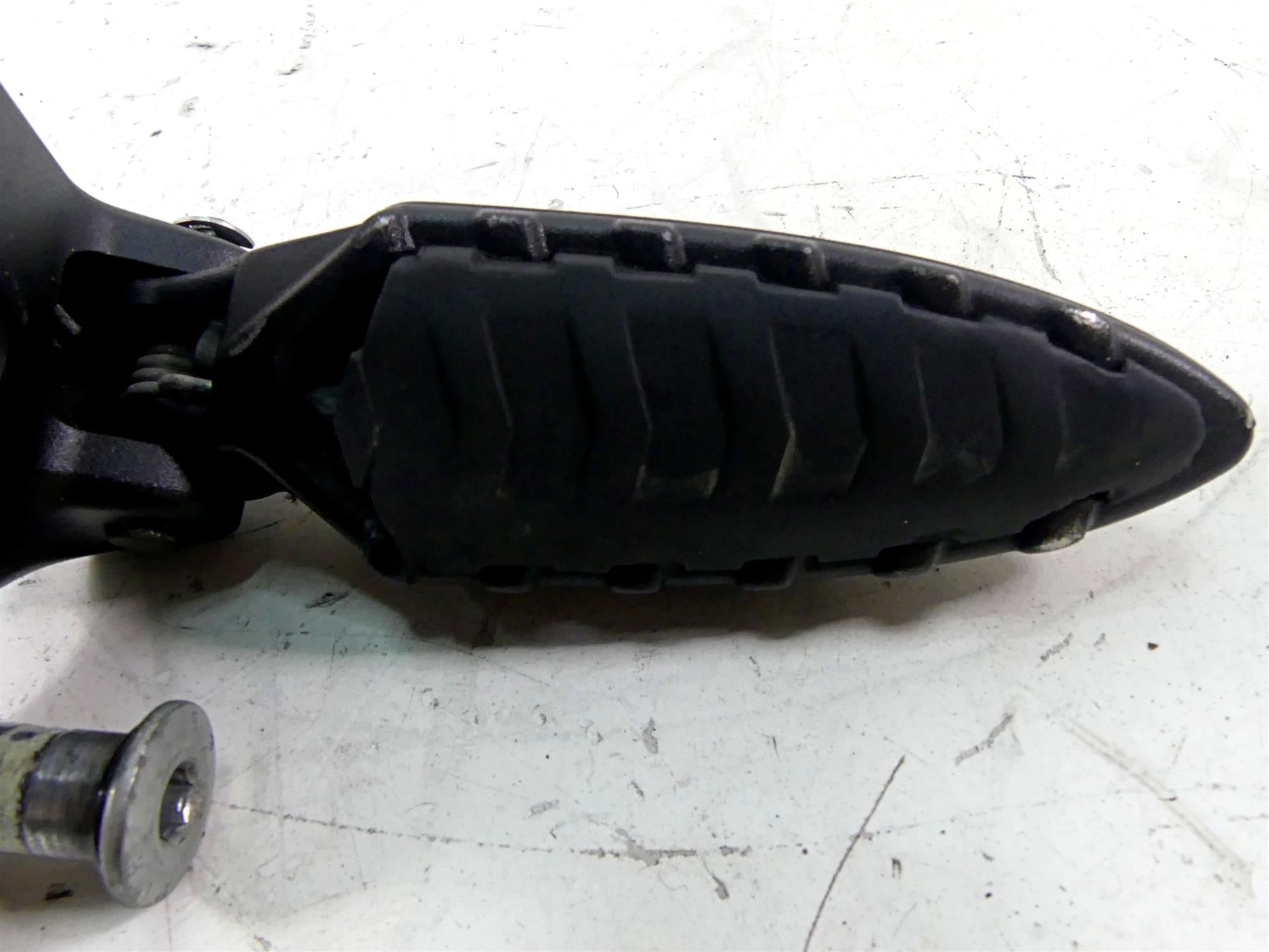 2013 Ducati Diavel Red Left Rider Footpeg Foot Peg Rest & Mount 82411751A {{ shop.shopifyCountryName }} - Mototech271