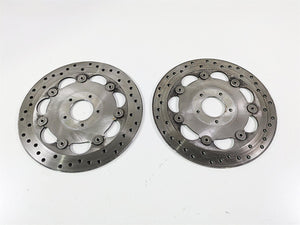 2014 Harley FXDF Dyna Fat Bob Front Brake Rotor Disc Set 46717-10