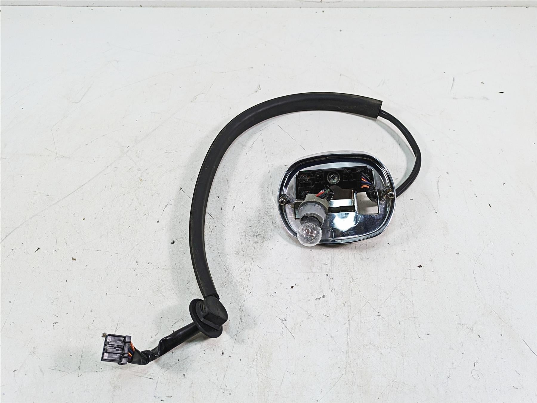 2007 Harley Sportster XL1200 C Tail Light Base + Wiring - For Parts 68066-99A {{ shop.shopifyCountryName }} - Mototech271