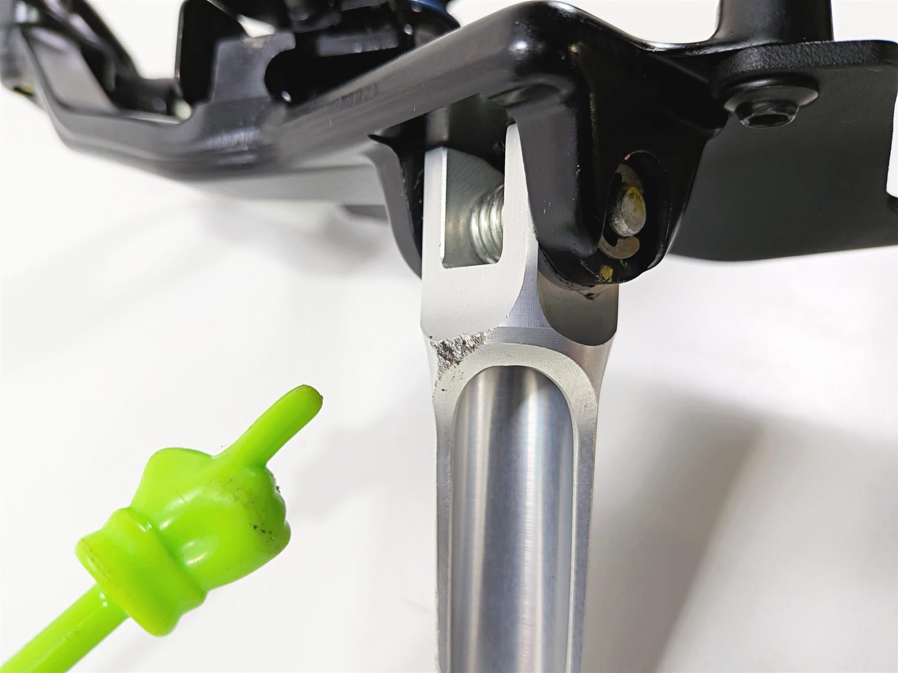 2023 Ducati Streetfighter V4 Black Right Rider Foot Peg & Mount 82414002AB-Mototech271