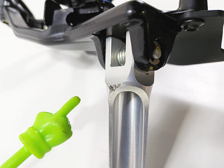 2023 Ducati Streetfighter V4 Black Right Rider Foot Peg & Mount 82414002AB-Mototech271