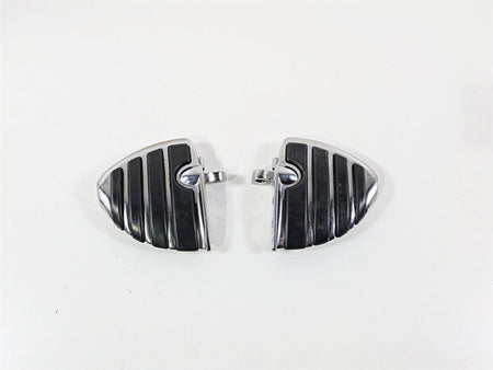 2009 Harley FXCWC Softail Rocker Mini Chrome Wing Front Footpeg Foot Rest Set {{ shop.shopifyCountryName }} - Mototech271
