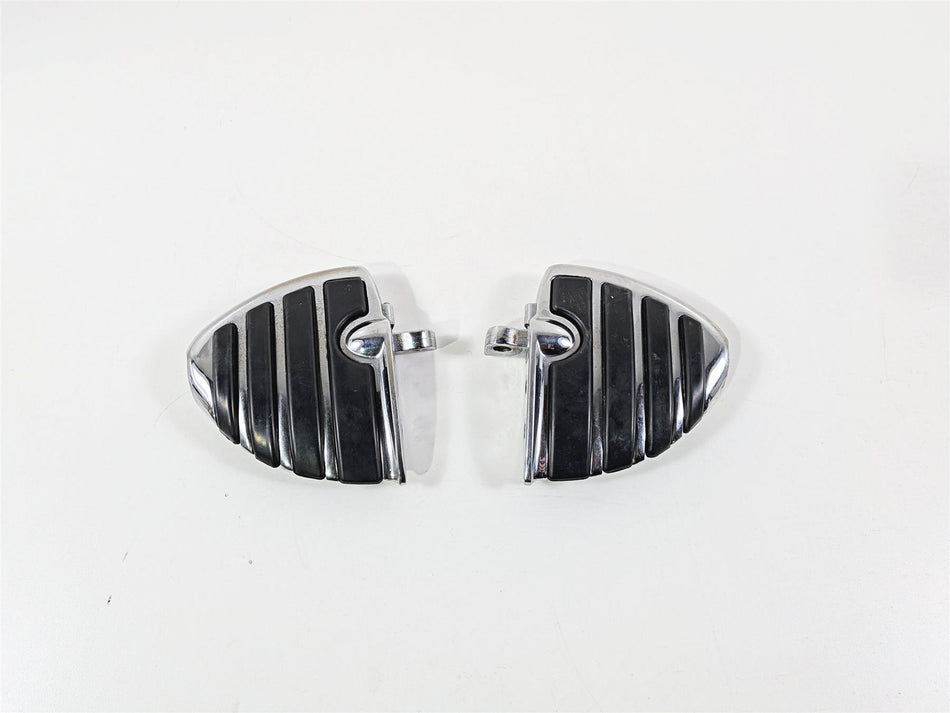 2009 Harley FXCWC Softail Rocker Mini Chrome Wing Front Footpeg Foot Rest Set {{ shop.shopifyCountryName }} - Mototech271