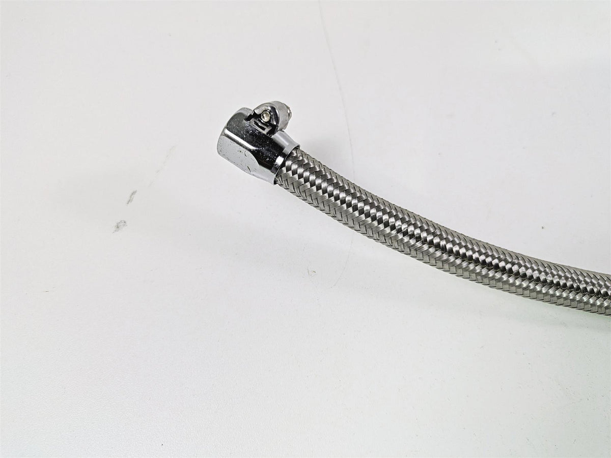 2008 Ultima Motorcycles Fat Bastard Chrome Oil Tank Reservoir & Lines {{ shop.shopifyCountryName }} - Mototech271