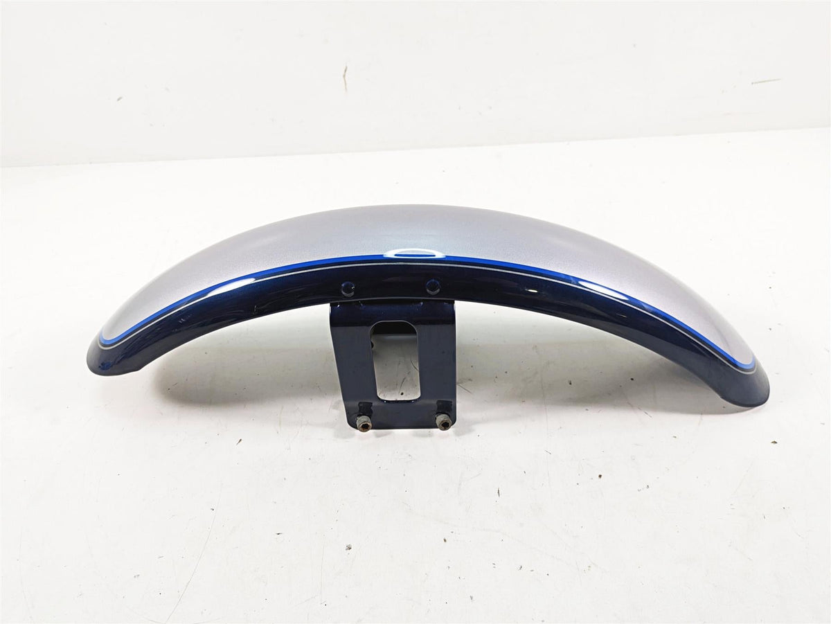 1999 Harley Dyna FXDL Low Rider Front Fender Blue Diamond Ice 58998-83E {{ shop.shopifyCountryName }} - Mototech271