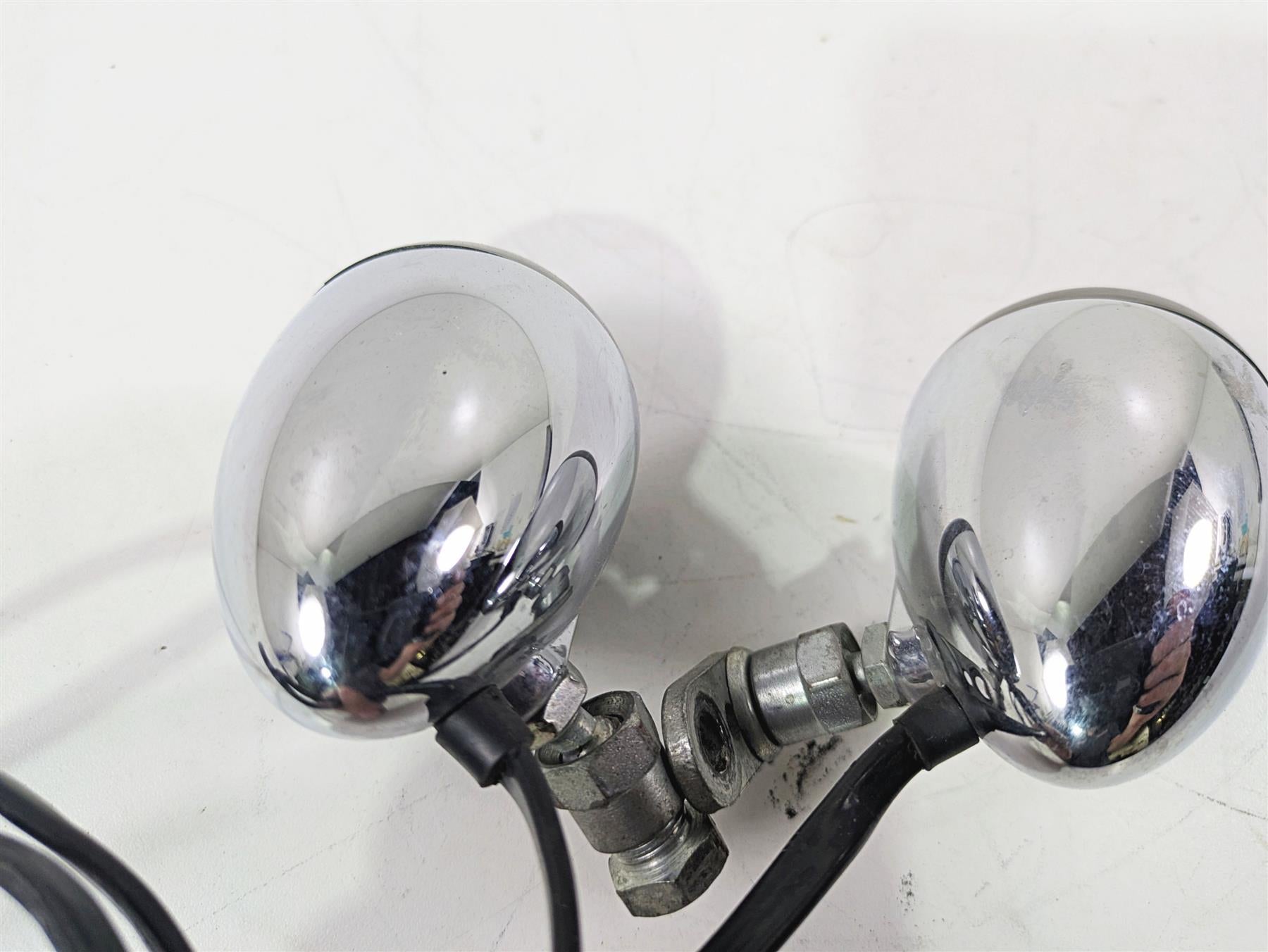 2009 Harley FXDC Dyna Super Glide Smoked Led Front Turn Signal Set 68972-00 {{ shop.shopifyCountryName }} - Mototech271