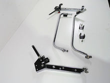 Load image into Gallery viewer, 2007 Harley Touring FLHRSE CVO Road King Saddlebag Guards Rail Set 91069-07
