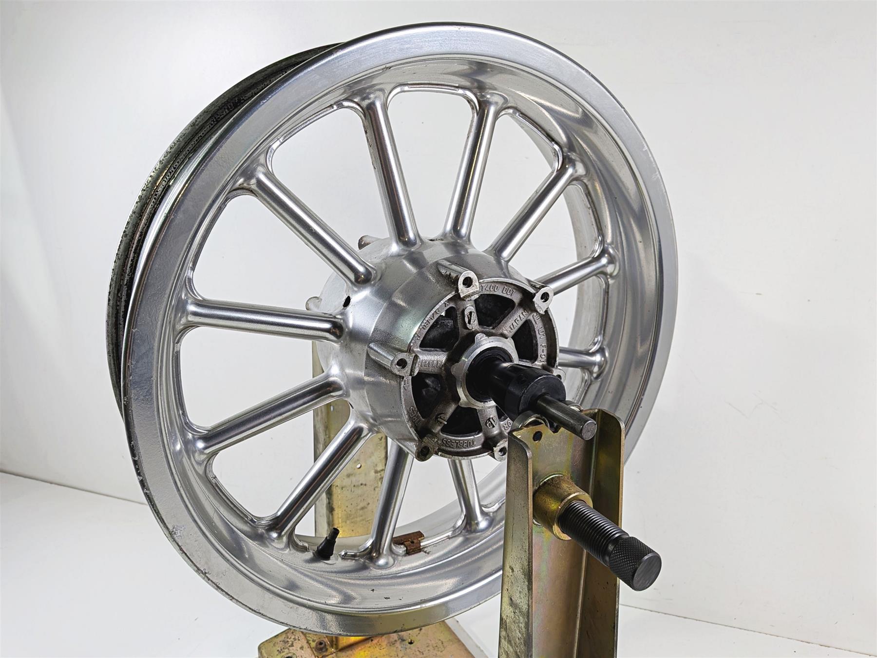 2008 Yamaha XV1900 Roadliner S Straight 18x4 Front Wheel Rim 1D7-25168-10-P0 {{ shop.shopifyCountryName }} - Mototech271