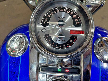 2007 Harley Touring FLHRSE CVO Road King Speedometer Gauge 27K 74718-07 {{ shop.shopifyCountryName }} - Mototech271