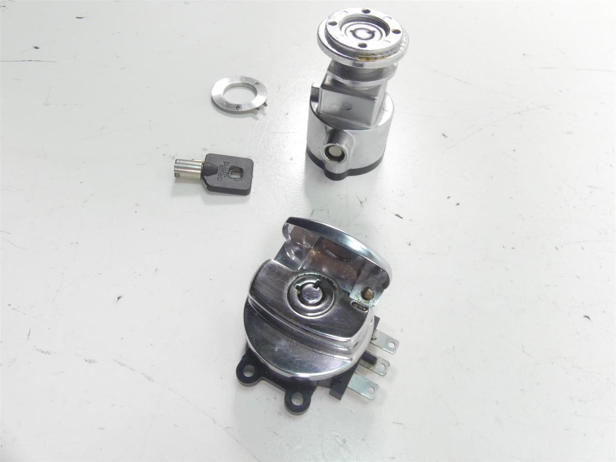 2010 Harley FXDWG Dyna Wide Glide Ignition Switch Key Steering Lock Set 71475-06 {{ shop.shopifyCountryName }} - Mototech271