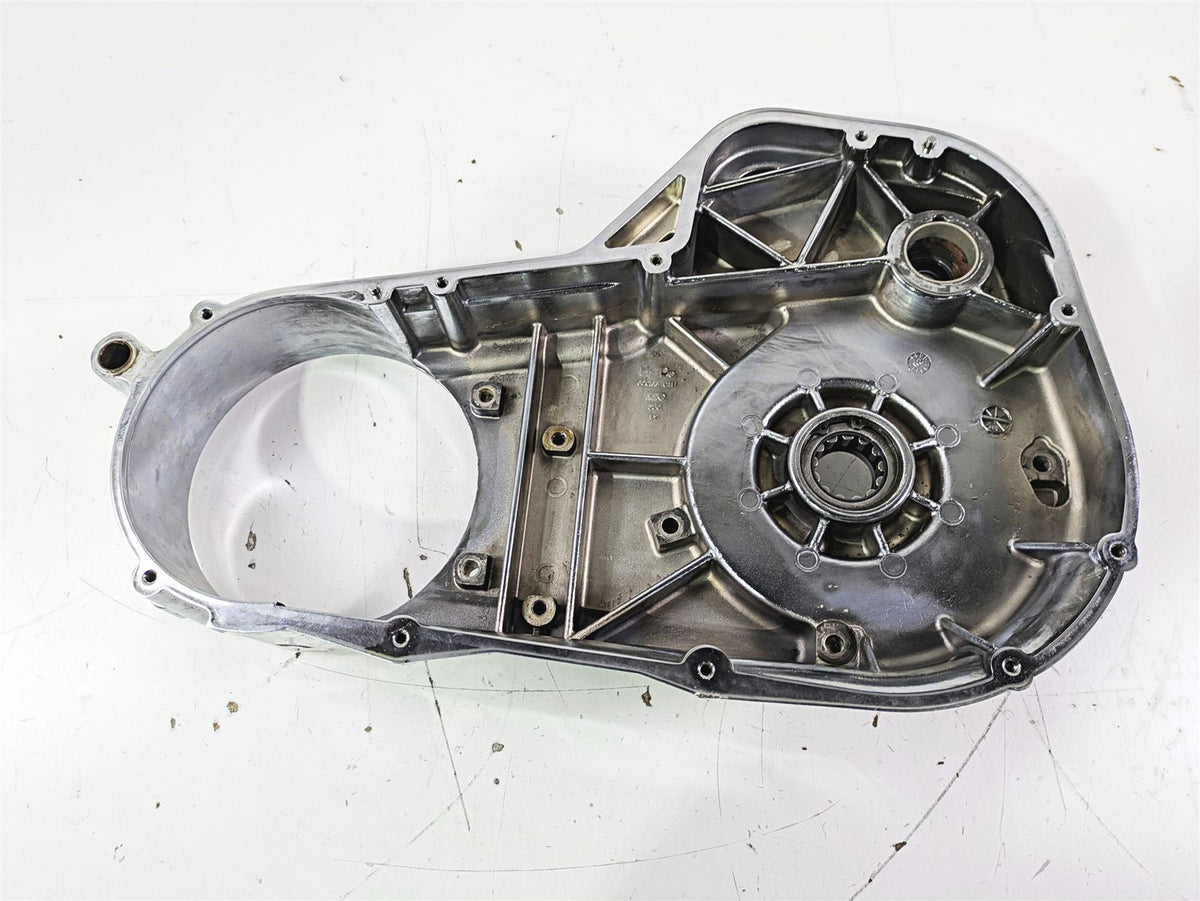 2003 Harley Touring FLHTCUI E-Glide 100th Chrome Inner Primary Cover 60677-01B {{ shop.shopifyCountryName }} - Mototech271