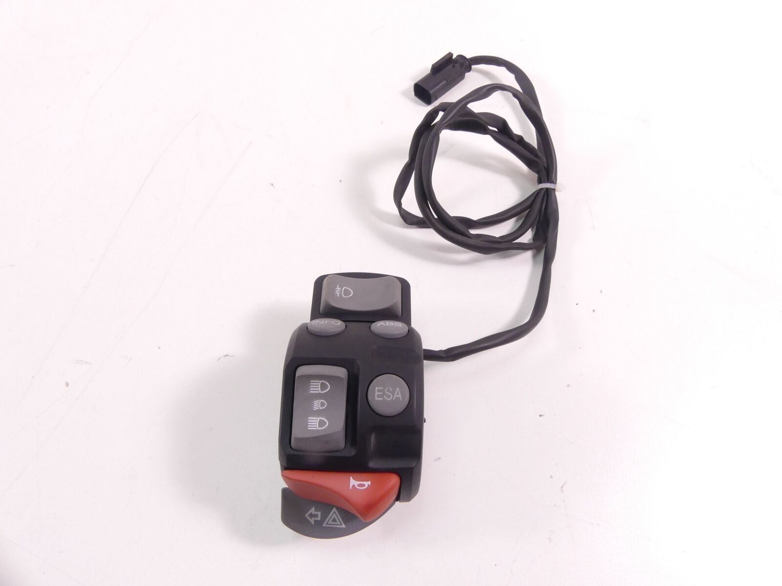 2010 BMW R1200GS Adventure K255 Left Control Switch Esa Fog Lights 61317704625 {{ shop.shopifyCountryName }} - Mototech271