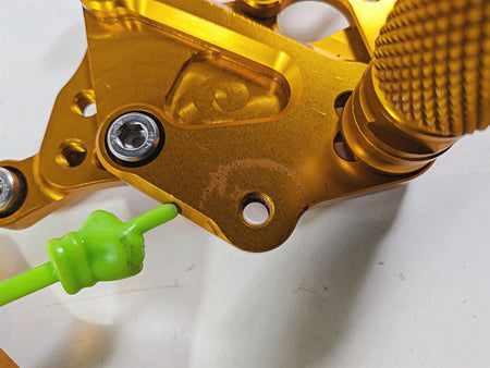 2007 Mv Agusta F4 1000R 312 Golden Aftermarket Foot Peg Rearset-Mototech271