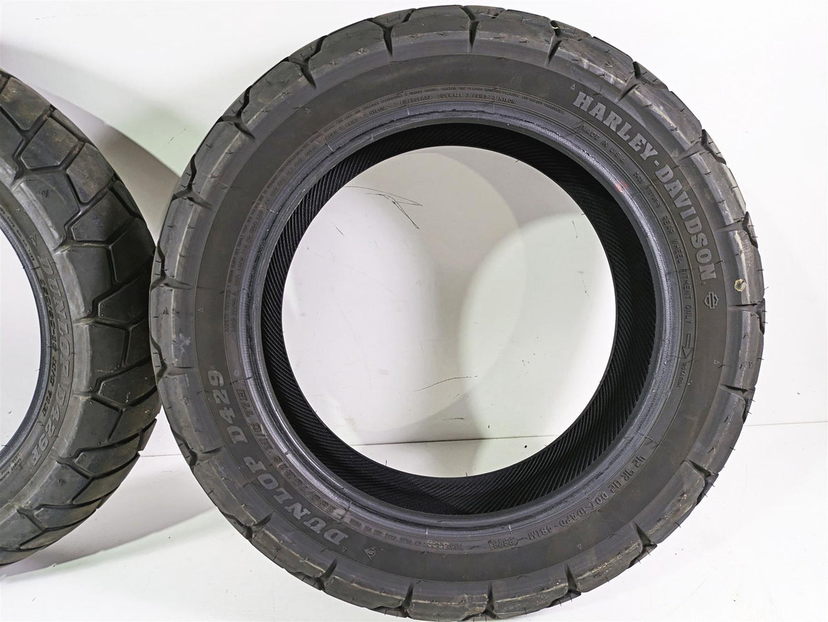 Harley Davidson Front Rear Dunlop D429 Tire Set 43100039 43200039 {{ shop.shopifyCountryName }} - Mototech271