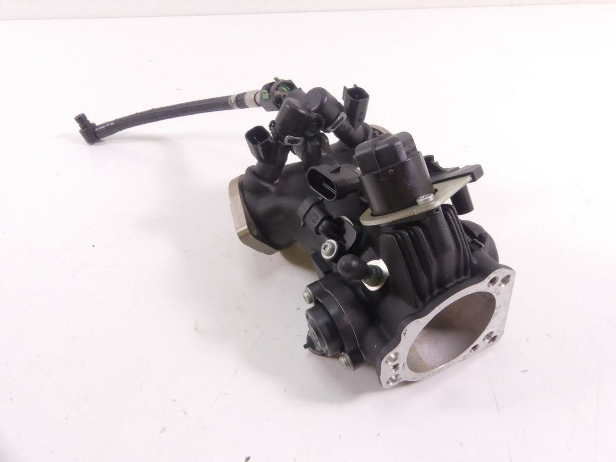 2009 Harley FXCW Softail Rocker Throttle Body Bodies Fuel Injectors 27708-06 {{ shop.shopifyCountryName }} - Mototech271