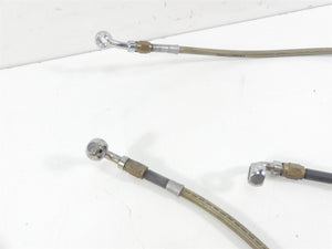 2002 Harley Touring FLHRCI Road King Apehanger 14" Cable & Brake Line set | Mototech271