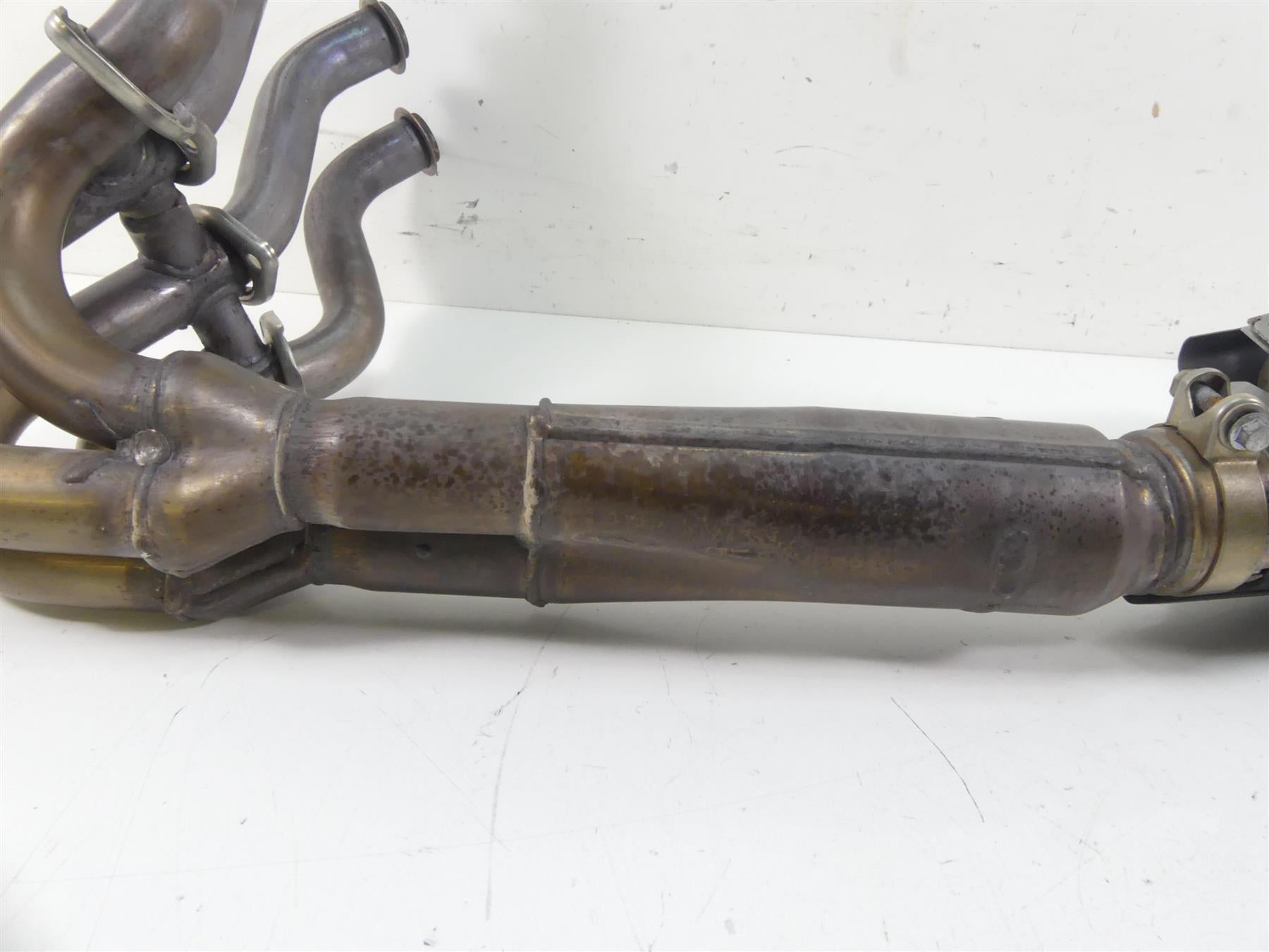 2013 Kawasaki ZX636 ZX6R Ninja Exhaust Header Pipe & Mid Camber 39178-0207 {{ shop.shopifyCountryName }} - Mototech271